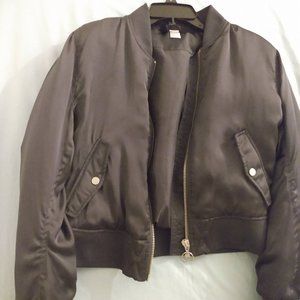 Dark Grey Bomber Jacket